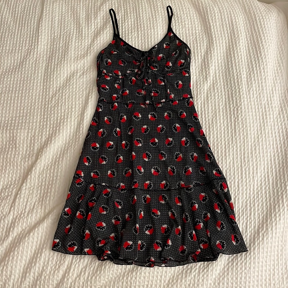 Gorgeous ideology corset dress | size XS | black with flowers 🌺